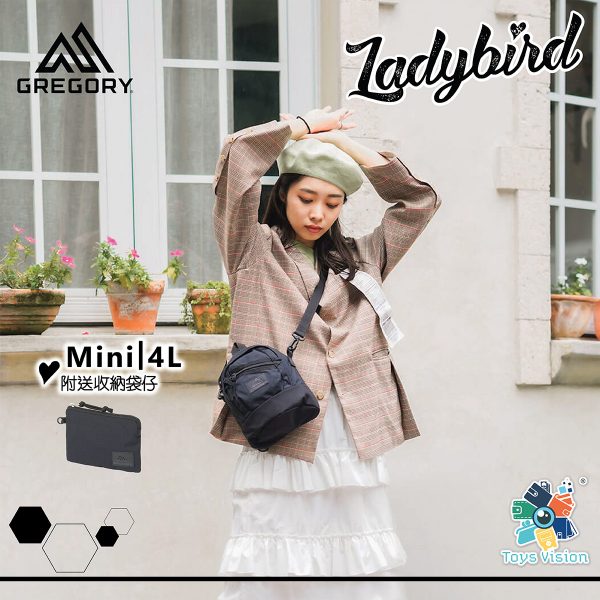 Gregory Ladybird 2way mini backpack Black